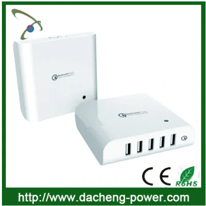 Quick Charge 2.0 5V 8A 40W usb charger for sony xperia tablet z