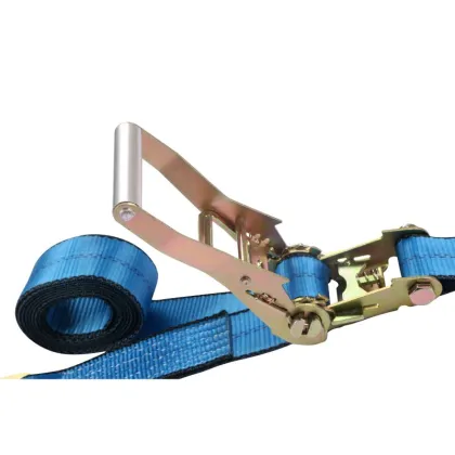 Polyester Webbing Ratchet Strap with Snap Hook