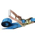 Polyester webbing ratchet strap na may snap hook