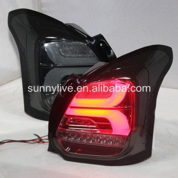 Feuille arrière à LED complète pour Suzuki Swift 2017-2019 - Smoke Black Sn