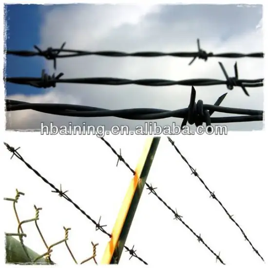 Barbed Wire Fence Design