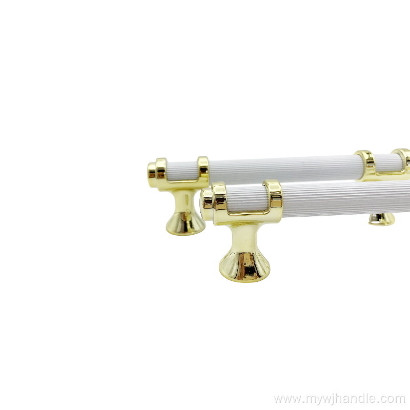 Aluminum alloy high-end door handle white