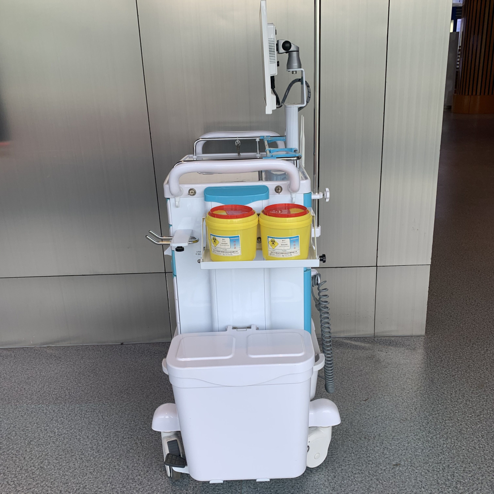 Mobile Nurse Workstation mit Medikamentenkassette