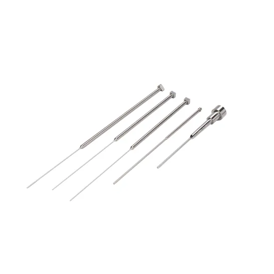 2020 shoulder ejector pins straight ejector pins with tip processing