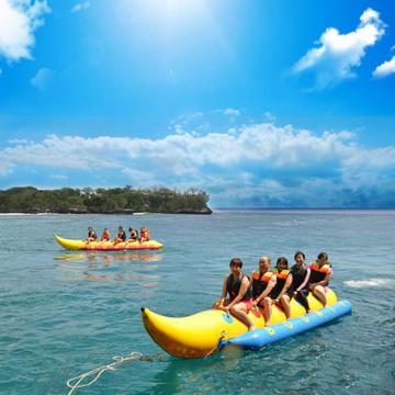 Customizable Water Flying Surfing Inflatable Banana Boat Game