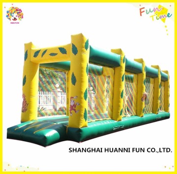 Cheap outdoor inflatable obstacle for commercial combo games CE blower for free