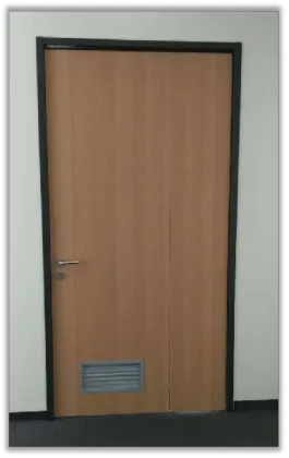 Steel flat folding door
