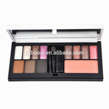 Fashion design 12 shimmer color waterproof makeup eyeshadow palette 12 color eyeshadow