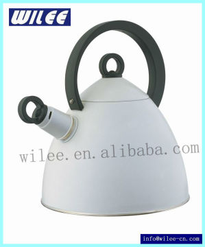 Stainless Steel White Whistle Kettle