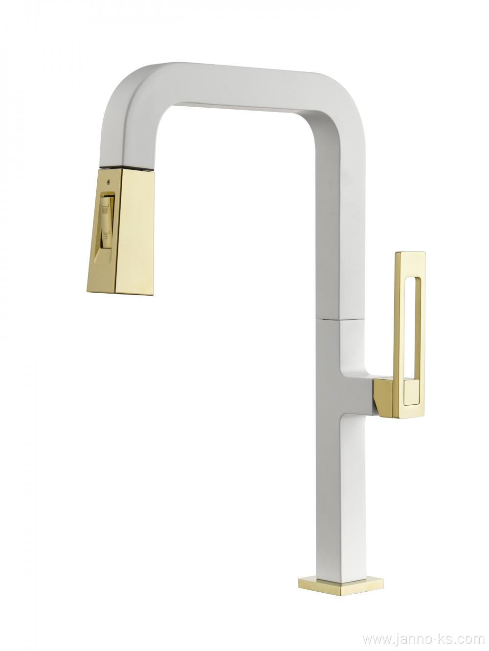 Square Pull Out Type Faucet Tap