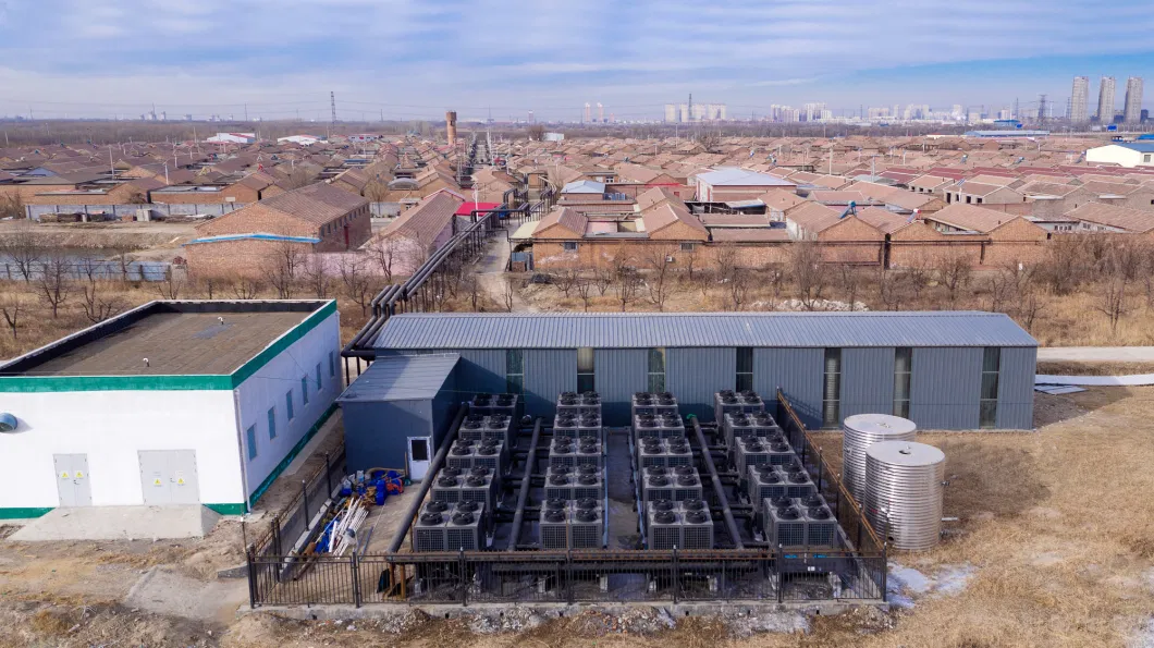 Reasonable Price Commercial Tourist Area Industrial R410A Air to Water Heat Pump for Large Hot Water