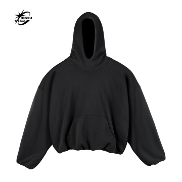 High Quality 500gsm Heavyweight French Terry Drop Shoulder Oversized Hoodie for Men