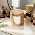 Scatola porta cosmetici in bambù per l'organizzazione del bagno