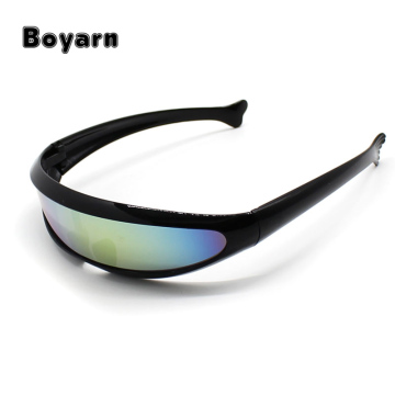 Deal With It Sun Glasses One Piece Sunglasses - Black Bar Silver for Men and Women