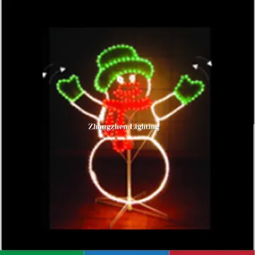 Merry christmas rope light motif