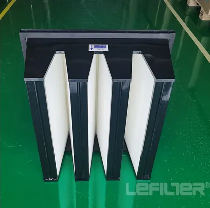 Compact filters V bank filter