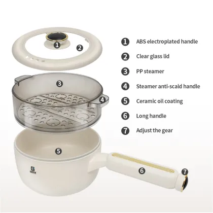 Multifunctional Portable Electric Boiling Pot - Electric Hot Pot for Home Cooking