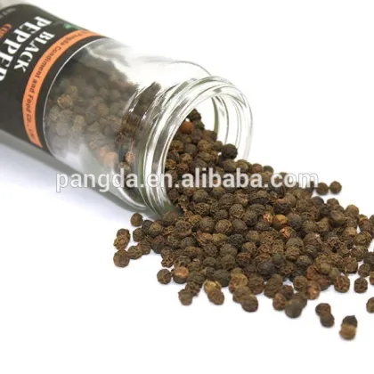 Gourmet Black Peppercorn 110g | Adjustable Recyclable Refillable Grinder