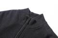 Pullover da uomo con collo a lupetto lavorato a maglia con mezza zip