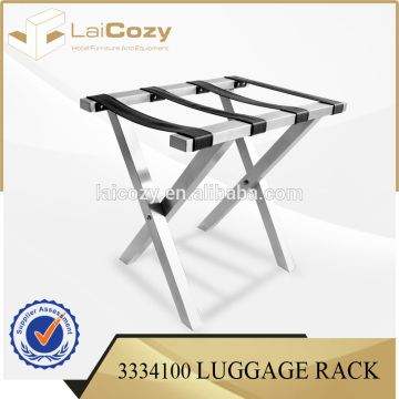 Stainless steel hotel luggage rack/luggage rack for hotels /hotel roof luggage rack