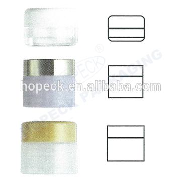 customized round shaped PP cream jar