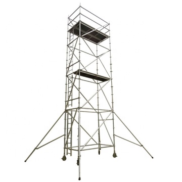 GS Certified Aluminum Wedge Lock Mobile Tube Scaffolding