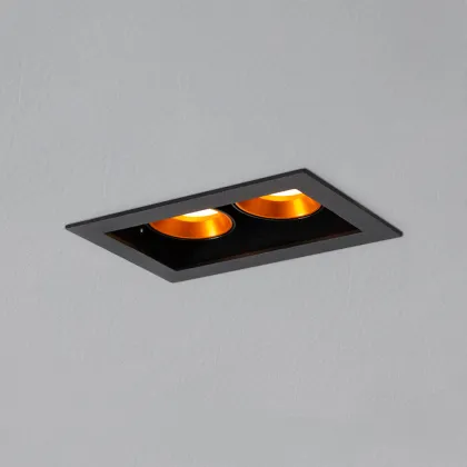 Commercial Hotel Lighting: Double Head COB 2x10W Square LED Downlight