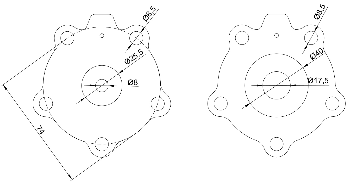 K2003 M1174B RCA20M Diaphragm Kit