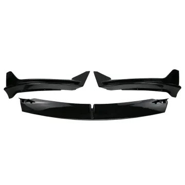 Custom Accessories for Tesla Model Y: Faceless Modification with Front Lip, Shovel, and Bumper Decorations