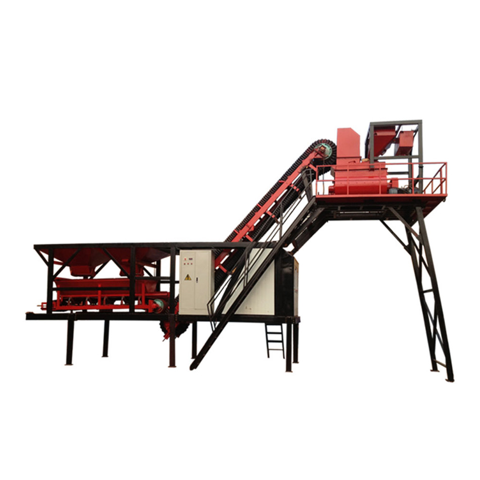 YHZS75 mobile concrete batching plant in Myanmar price