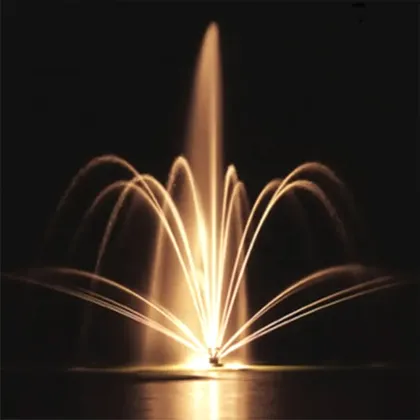 Outdoor pond floating fountain