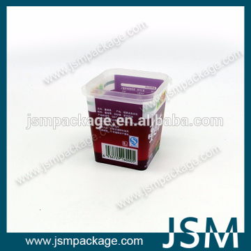 rectangular pyramid plastic food grade container for cranberry