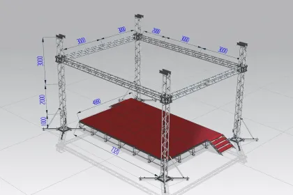 Aluminum Truss Lighting and Stage Systems