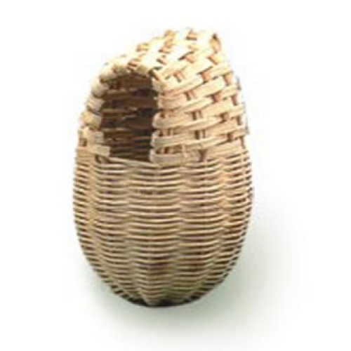 Percell Long Egg Shaped Rattan Bird Nest