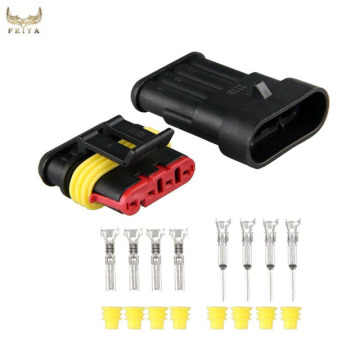AMP Waterproof Automotive Connector Pin Sets - 1 Way to 6 Way
