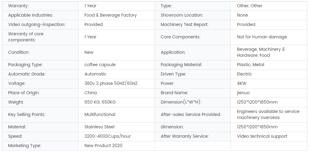 Nespresso Capsule Filling Machine