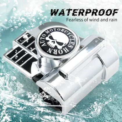 FARBIN 150DB Super Loud Car Horn: 12V Train Sound for Air Horns, Motorcycle, and Vehicle Horns