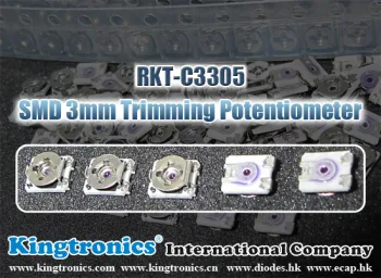Kt Kingtronics Continuous Supply Alternative SMD 3mm Trimming Potentiometer Panasonic EVM products