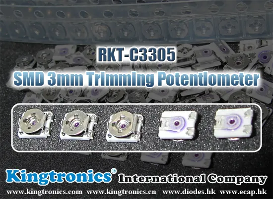 Kt Kingtronics Continuous Supply Alternative SMD 3mm Trimming Potentiometer Panasonic EVM products
