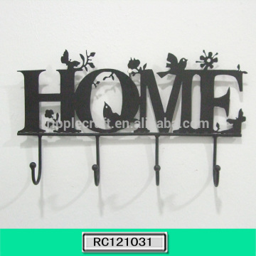 HOME Shape Metal Wall Handbag Hook Key Hook Wall Decor