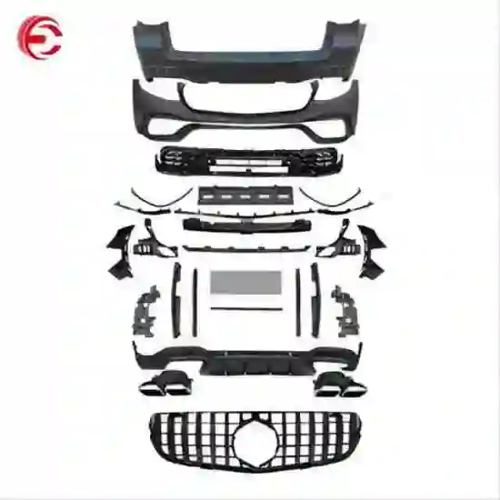 Mercedes GLC-Class X253 Car Bumper Reinforcement Body Kit: Upgrade to GLC63 AMG Style for 2015-2018 Models