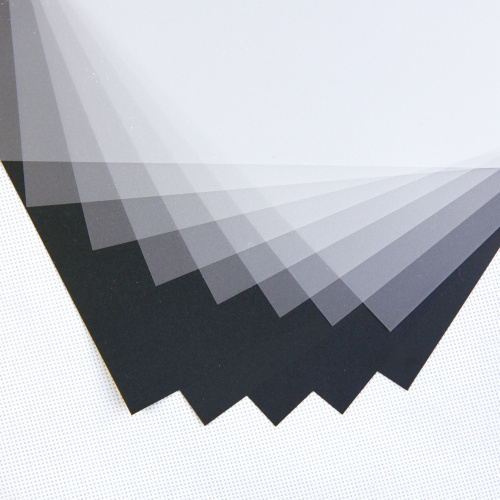 Black white Rigid PVC sheet