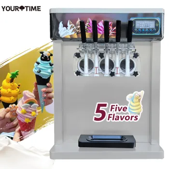 Portable Instant Snack Machine: 3 Flavors Soft Serve Ice Cream Machine - Yourtime China Manufactory