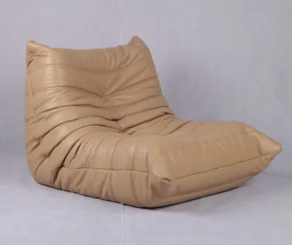 Leather togo sofa