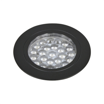 12V LED Under Cabinet Puck Lights Plug in, with Manual Switch, Single Puck LED Light for Closet,Counter,Showcase,12Vdc Low Volta