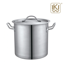 Pot à soupe en acier inoxydable avec fond composite