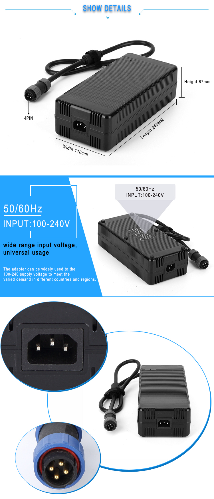 12v 32a LED switching power supply