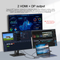 4K HDMI付き10-in-1 USB Cドングルドック