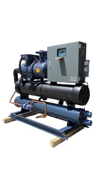 High Effective Cooling Capacity Water Cooled Screw Chiller For Injection Factory