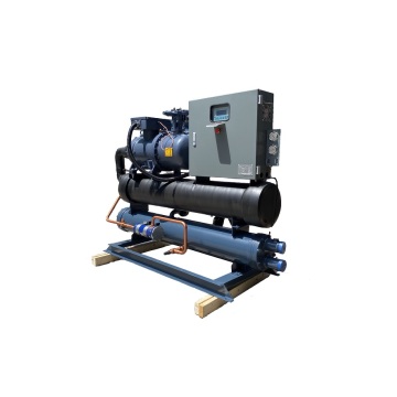 High Effective Cooling Capacity Water Cooled Screw Chiller For Injection Factory
